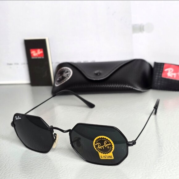 Ray-Ban RB3556 Octagonal Sunglasses - Picture 1 of 4